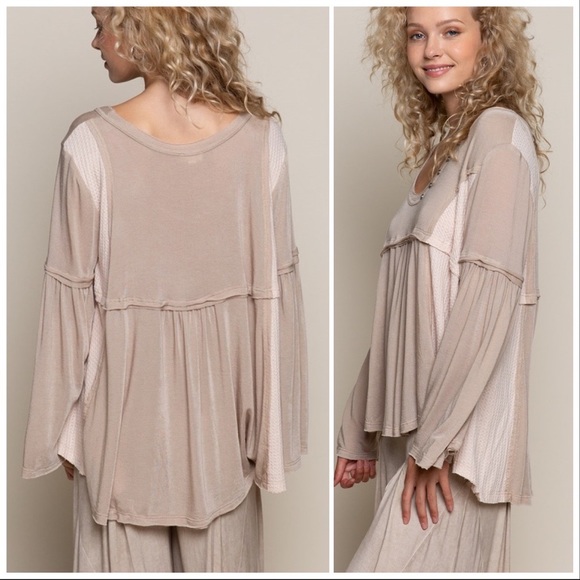 POL Soho Radiant Felt Soft Oversized Knit Top - Picture 2 of 11